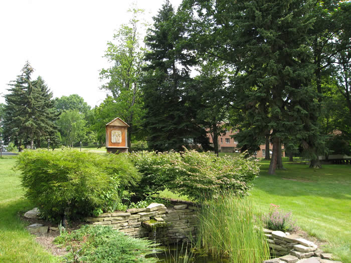 Pond Outside of Retreat Center 